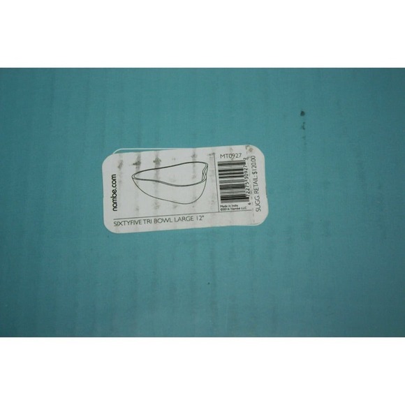 PreOwned Nambre MT0927 Karim Rashid 2016 SixtyFive Tri Bowl Medium 11” - Picture 4 of 4